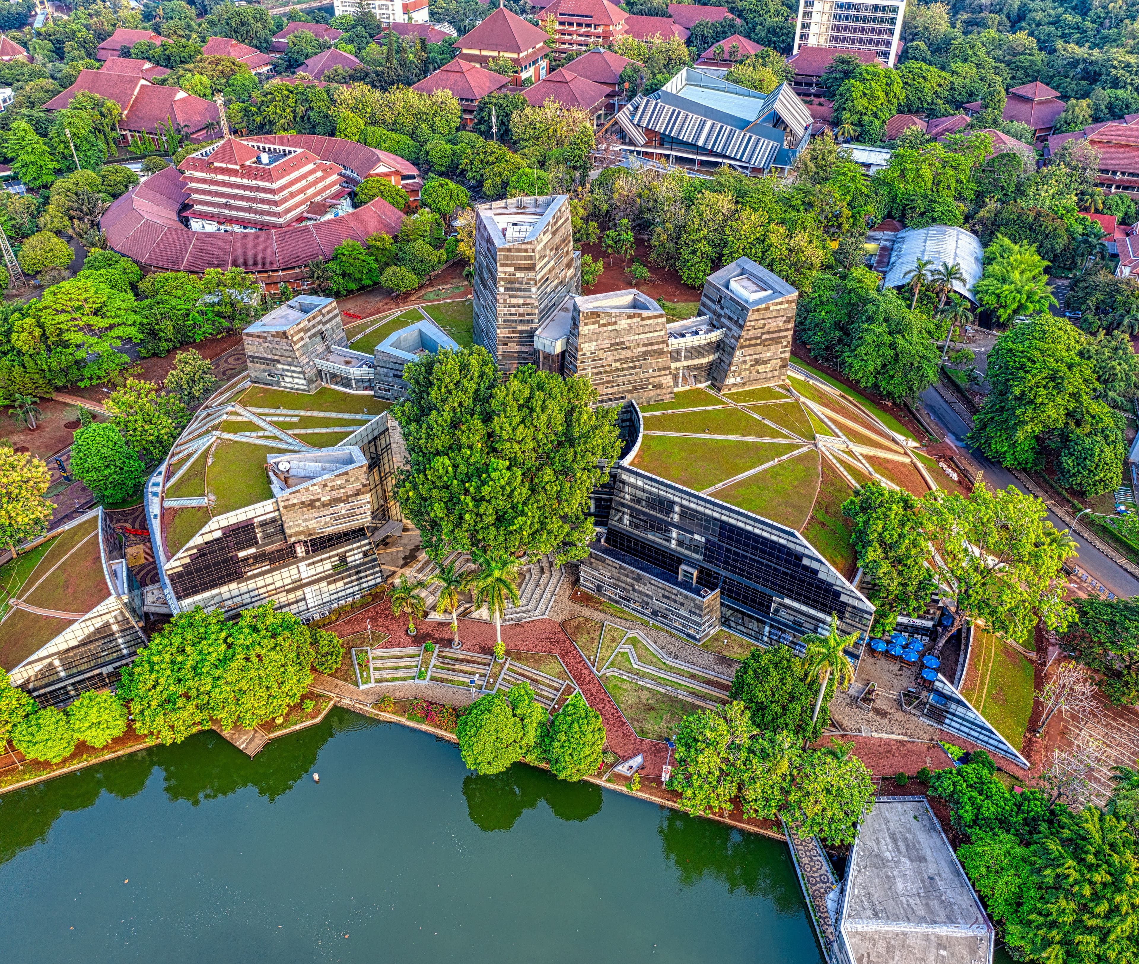 Depok, Indonesia city landscape