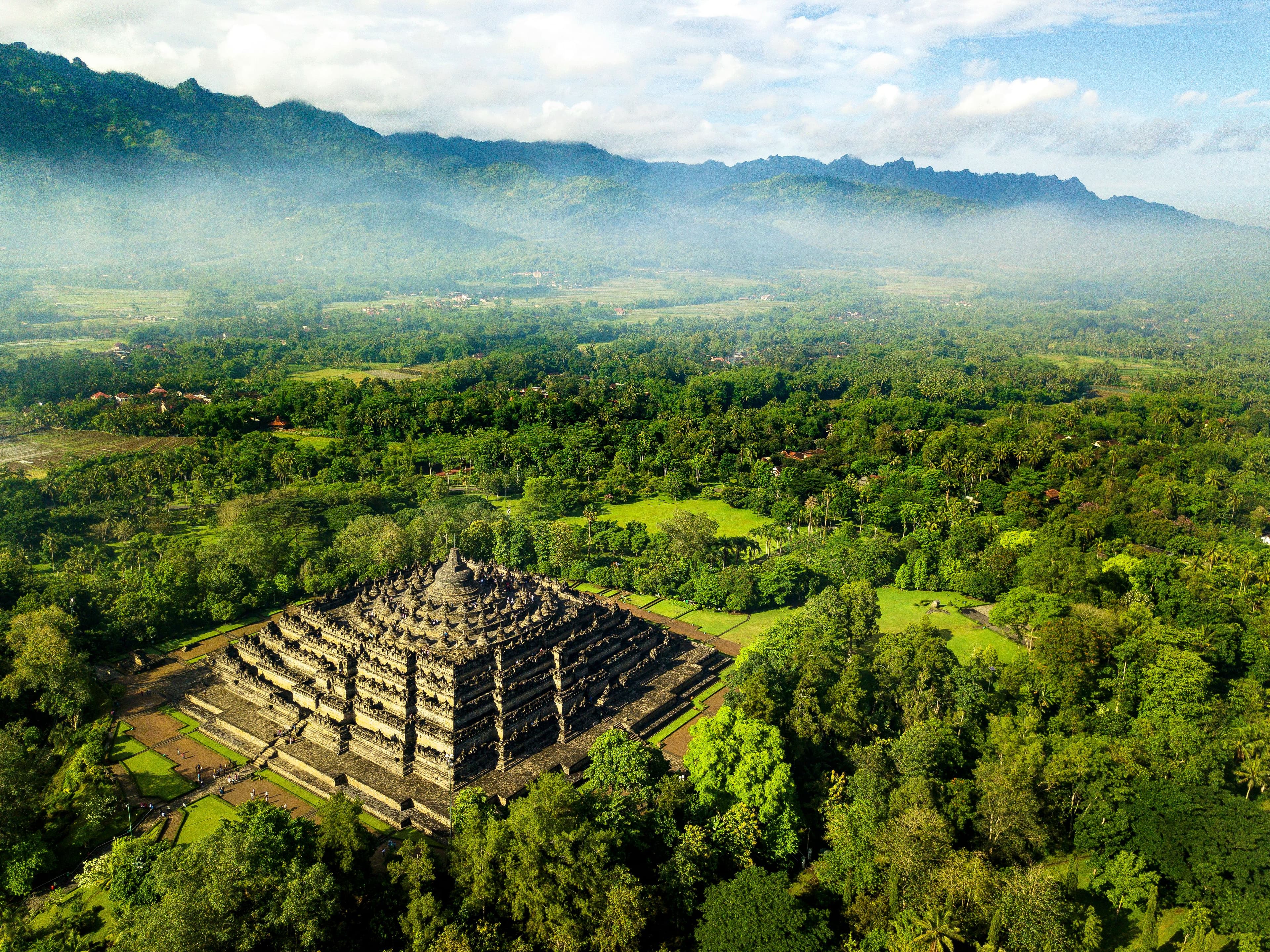 Greater Magelang, Indonesia city landscape