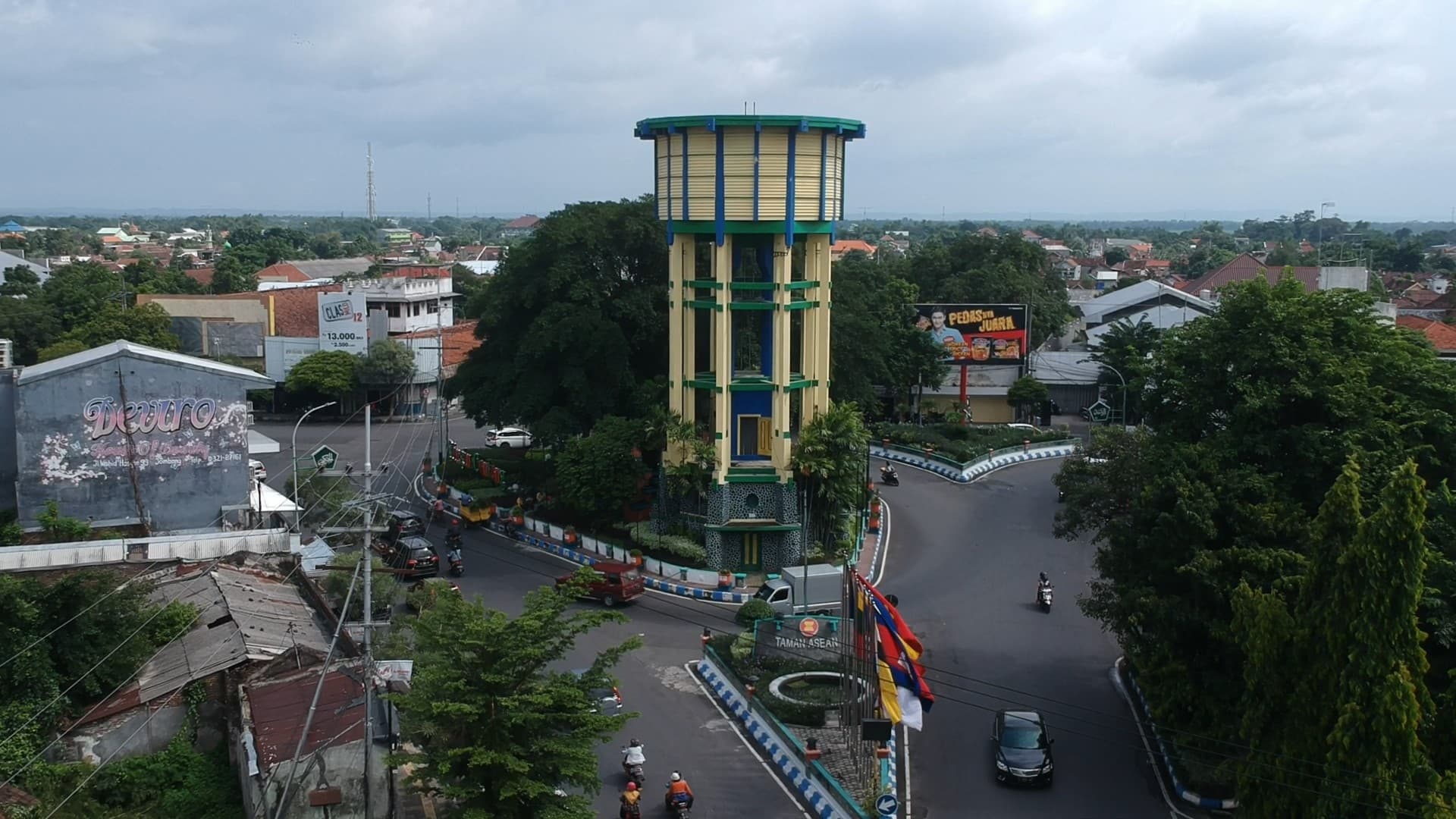 Greater Mojokerto, Indonesia city landscape