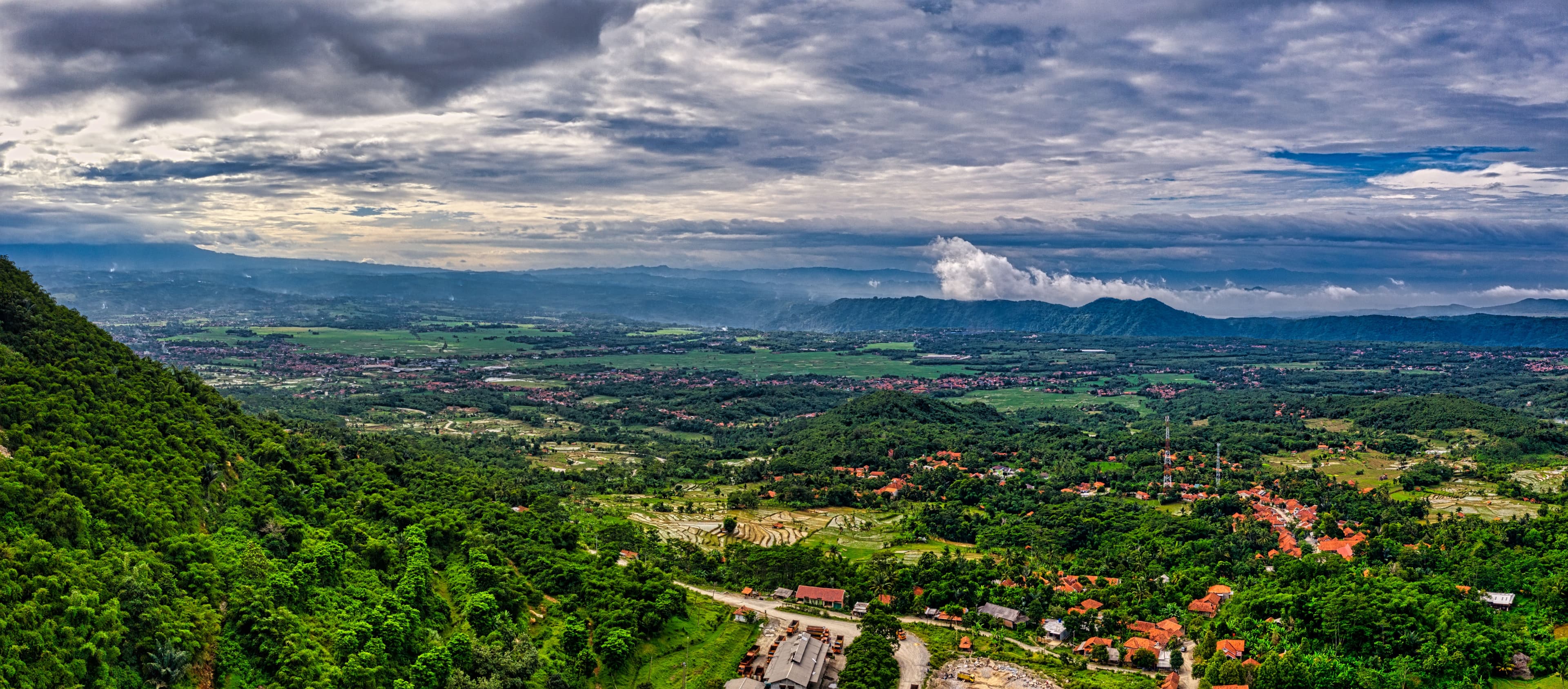 Pantura Area, Indonesia city landscape