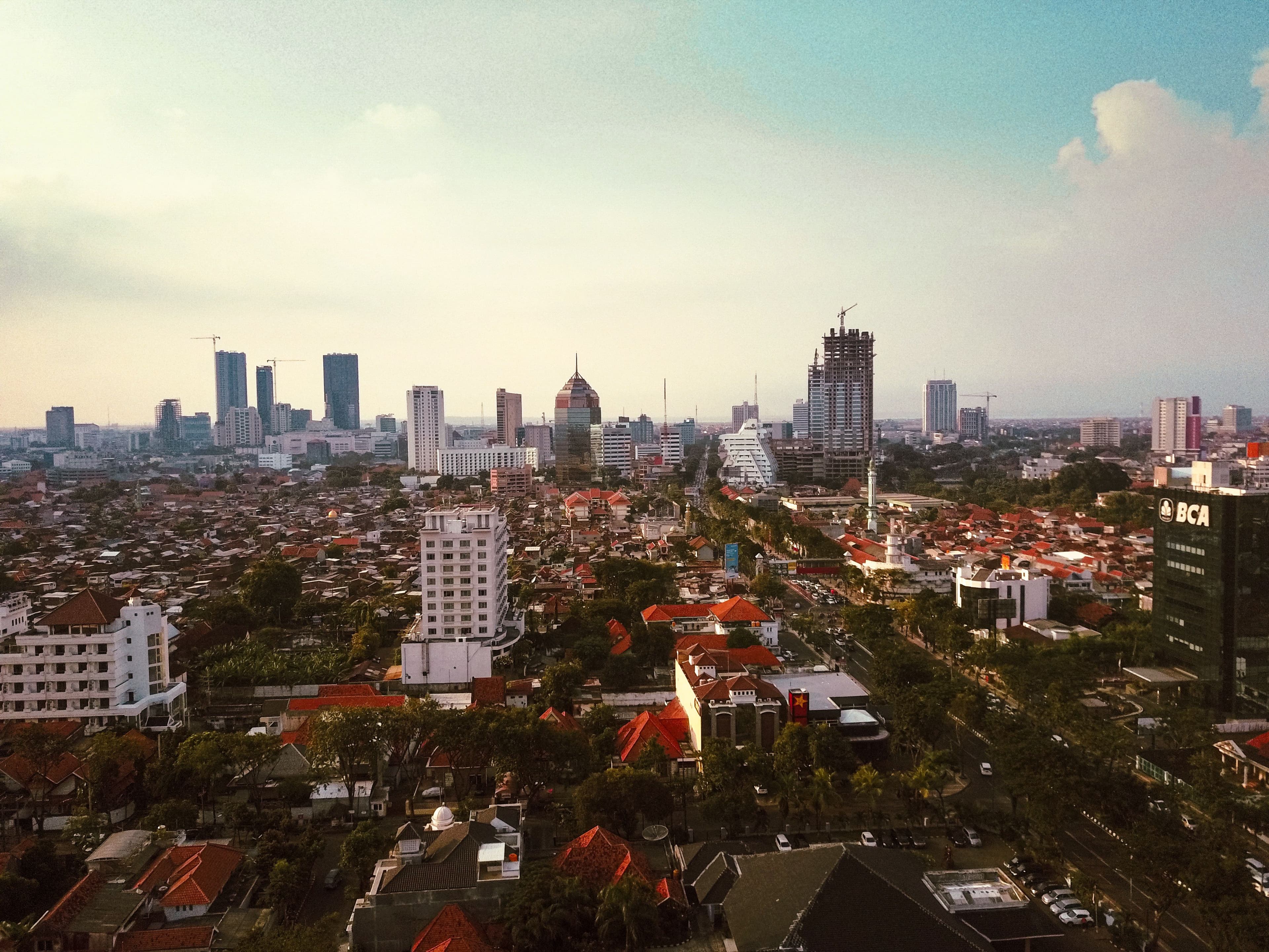 Greater Surabaya, Indonesia city landscape