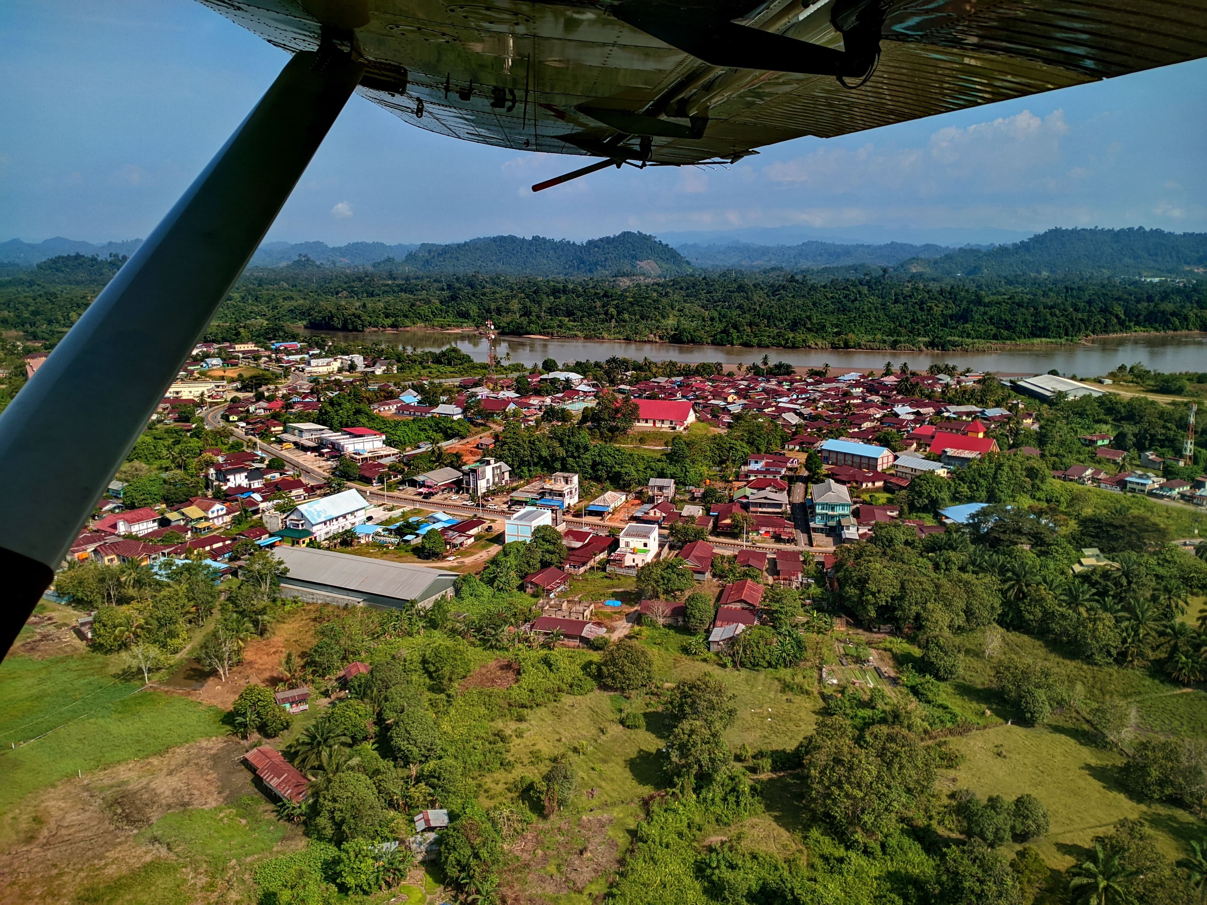 Kalimantan, Indonesia city view