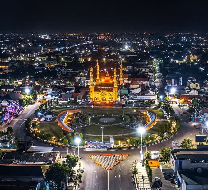 Pantura Area, Indonesia city view