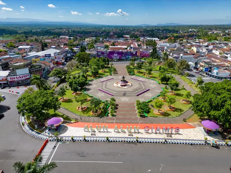 Priangan Area, Indonesia city view